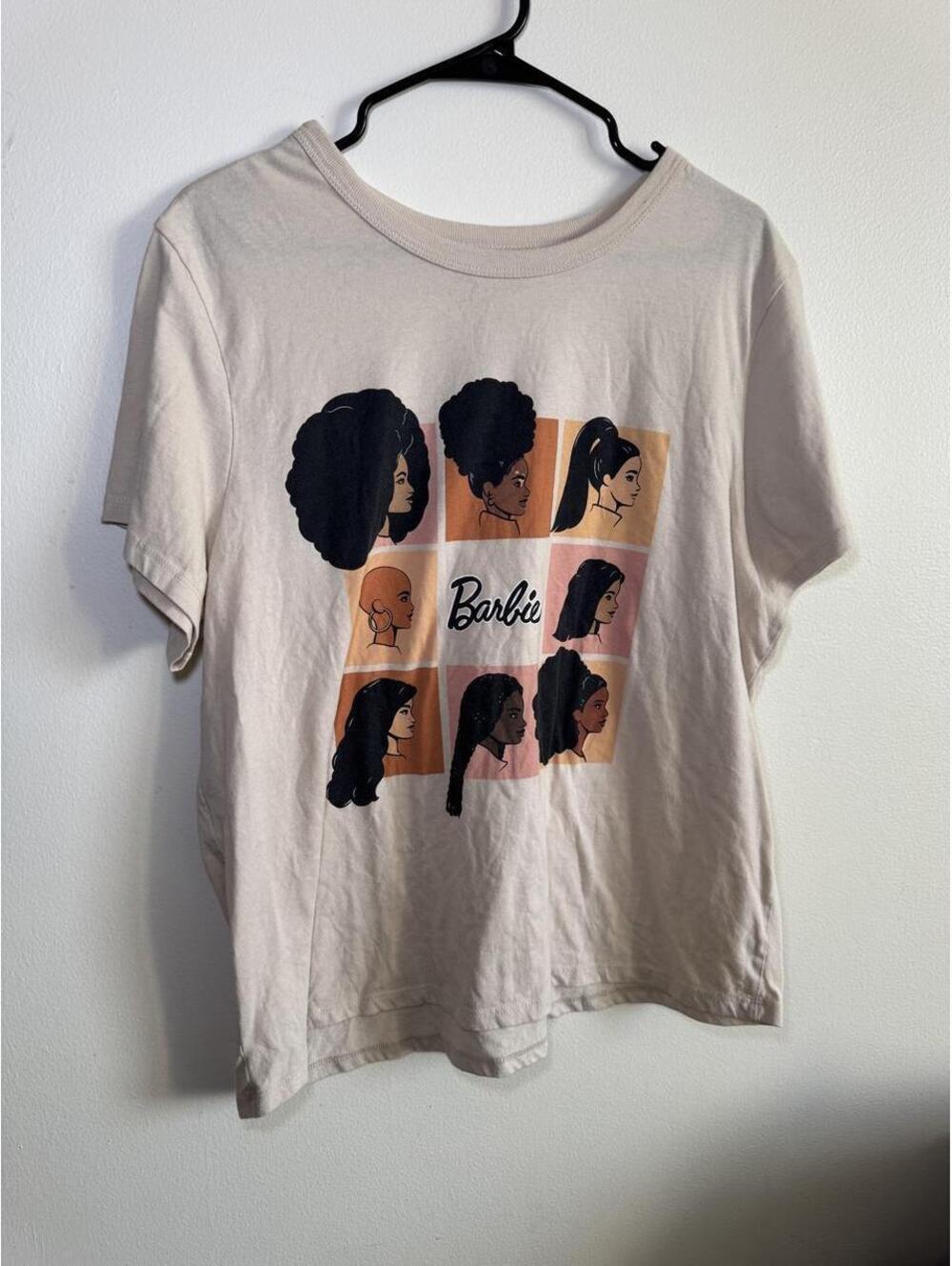 Barbie Brown Cotton Graphic TEE XXL PTP 22 GC